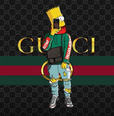 bart simpson x gucci|gucci mane bart simpson.